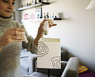 Energy efficiency at home with lamps and economic lights
