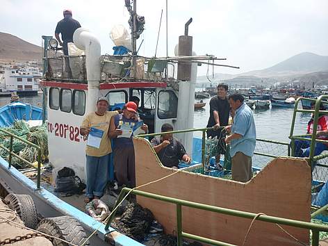 Spanish language factsheets give South American fishers valuable info on seabird-safe fishing ... / ©: Pro Delphinus / ©: Pro Delphinus